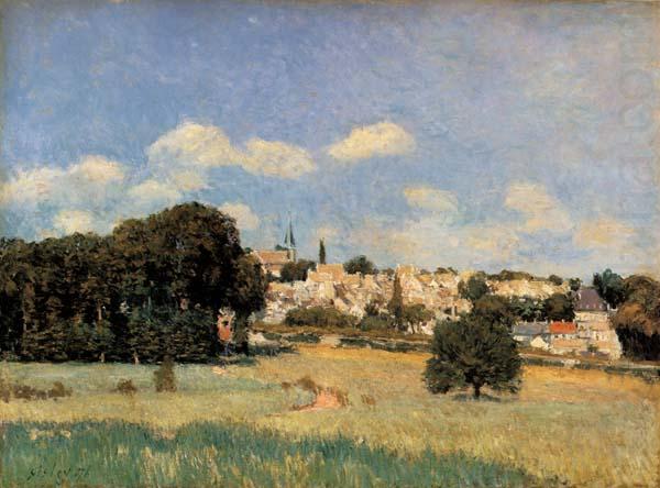 Alfred Sisley View of Marly-le-Roi-Sunshine china oil painting image
